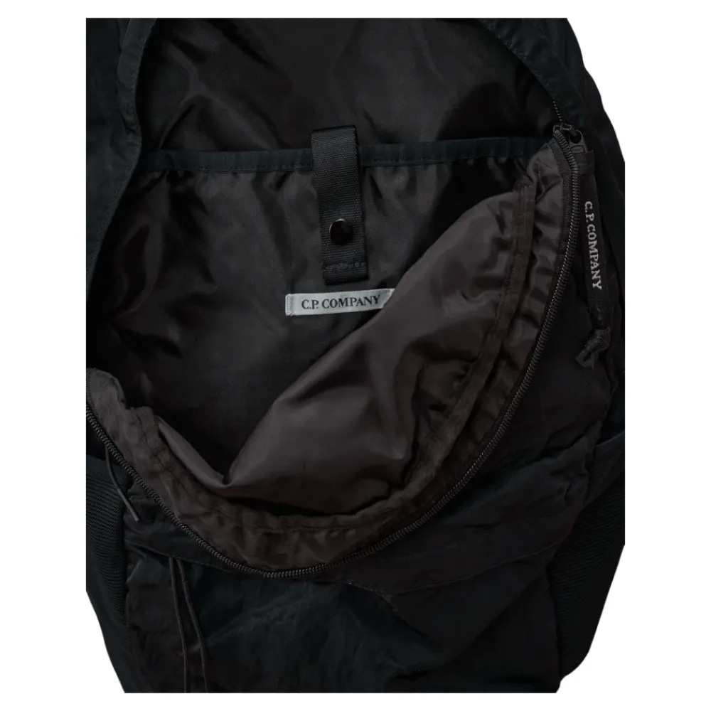 Tasker^C.P. Company Nylon B Lens Rygsæk Sort