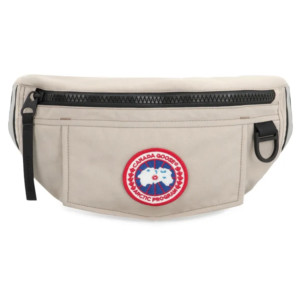 Tasker^Canada Goose Nylon Bæltetaske med Lommer Grå