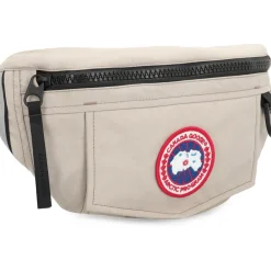 Tasker^Canada Goose Nylon Bæltetaske med Lommer Grå