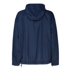 Træningsjakker^Dolce & Gabbana Nylonjakke med hætte og brandet tag Blå
