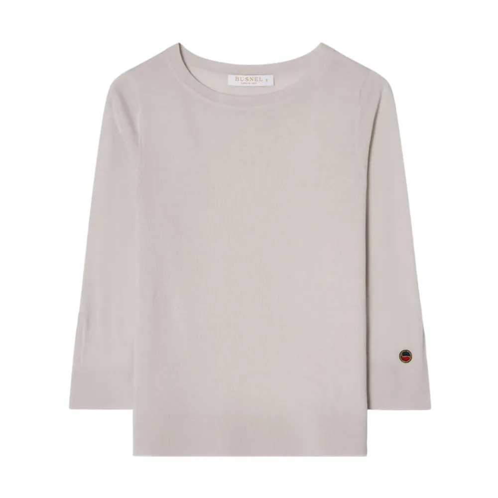 Striktrøjer & Sweatere<Busnel Ocean Boatneck Uld Top Pink