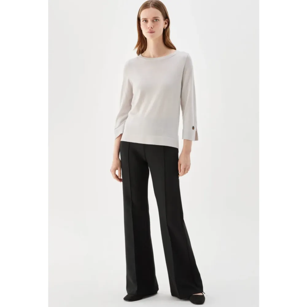 Striktrøjer & Sweatere<Busnel Ocean Boatneck Uld Top Pink
