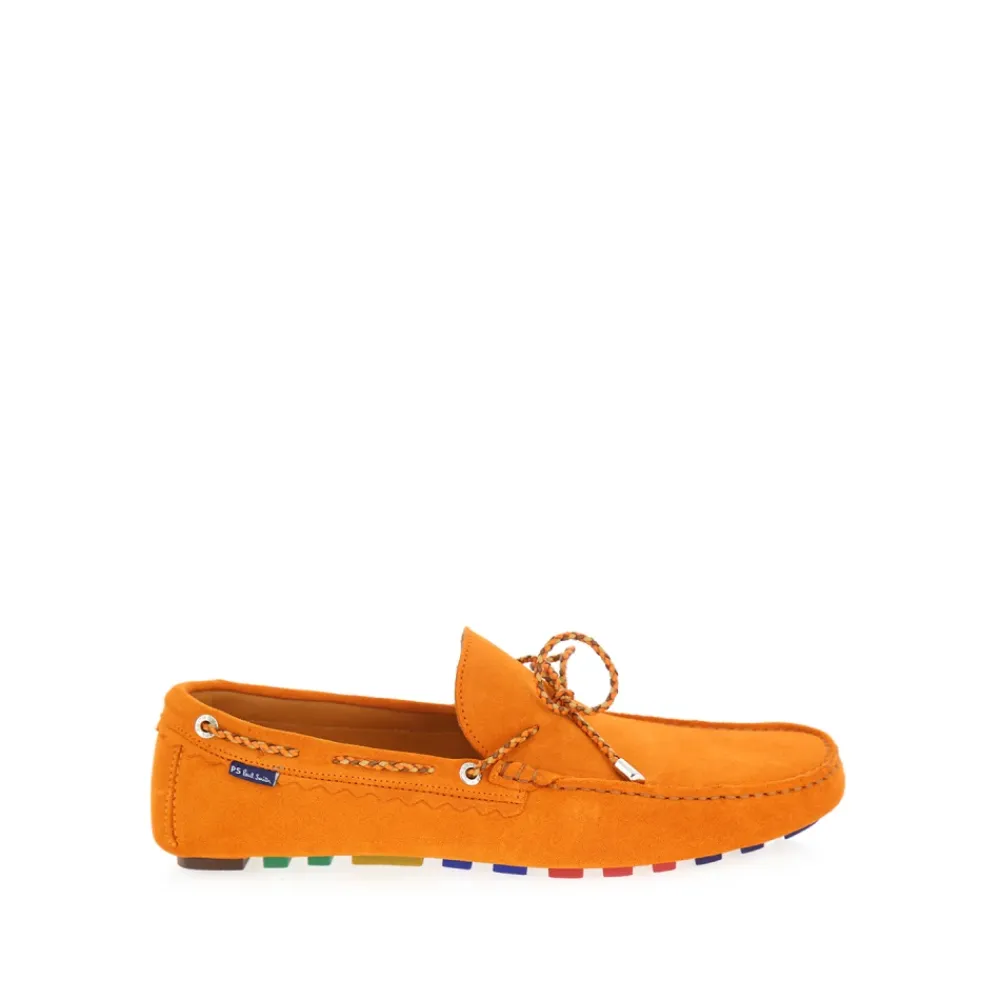 Sejlersko<PS By Paul Smith Ruskind Klassiske Mokkasiner Sko Orange