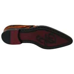 Snøresko<Dolce & Gabbana Tiger Mønster Formel Brogue Sko Orange