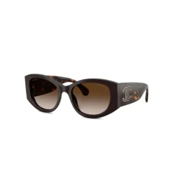 Solbriller^Chanel Oval Solbriller Brun