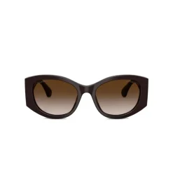 Solbriller^Chanel Oval Solbriller Brun