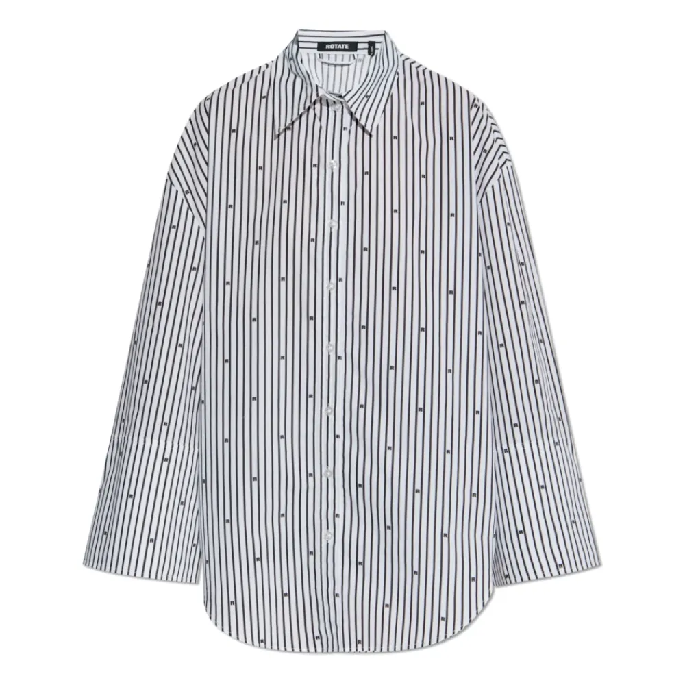 Bluser & Skjorter^ROTATE Birger Christensen Oversize skjorte Hvid