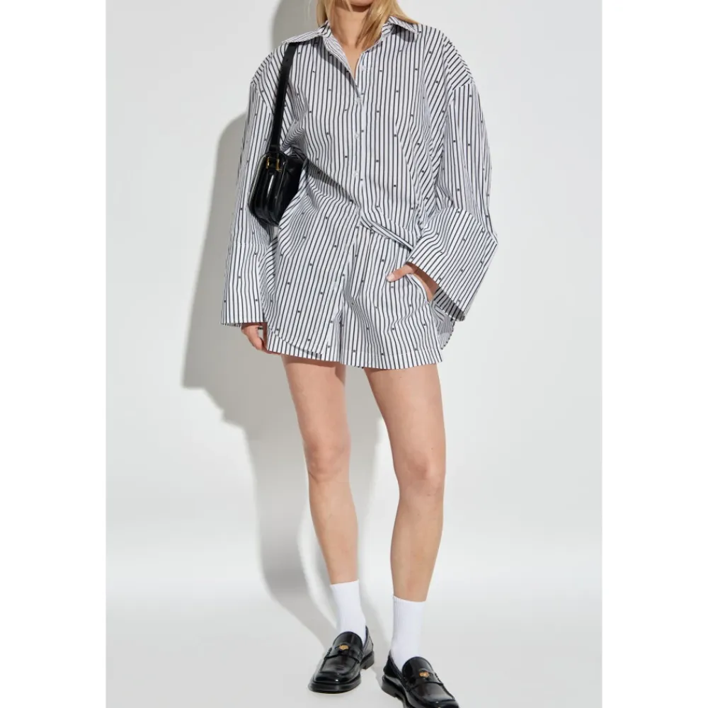 Bluser & Skjorter^ROTATE Birger Christensen Oversize skjorte Hvid