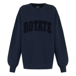 Sweatshirts|Striktrøjer & Sweatere<ROTATE Birger Christensen Oversize Sweatshirt Blå