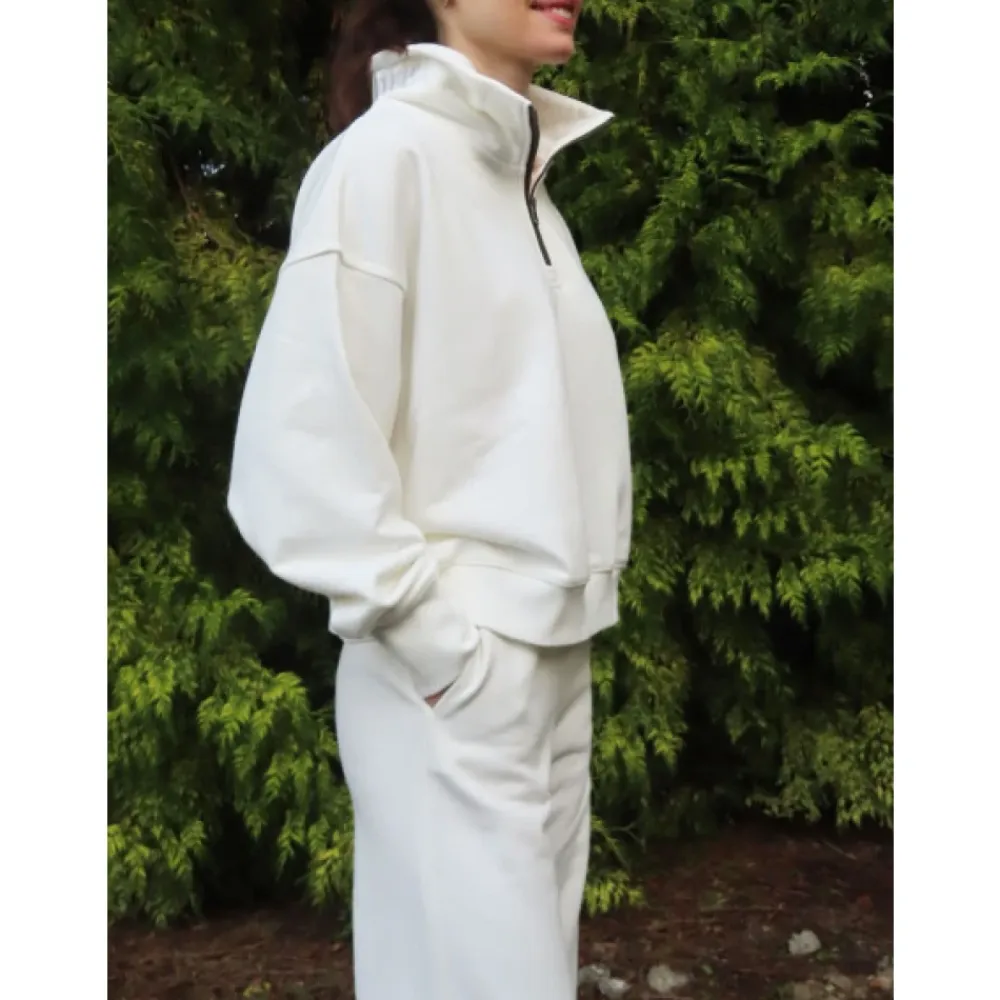 Sweatshirts^Parajumpers Oversized Alida Sweatshirt Hvid