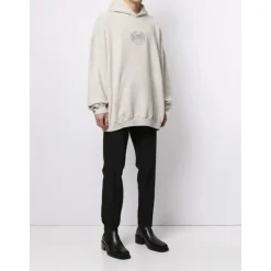 Trøjer^Balenciaga Oversized Hoodie Beige