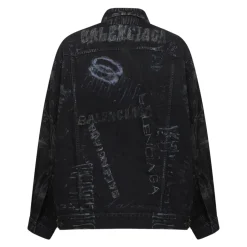 Jakker^Balenciaga Oversized Jakke Sort