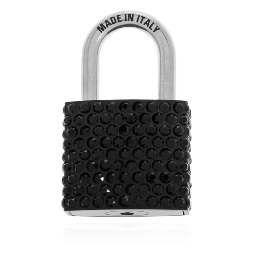 Tilbehør Til Tasker<Balenciaga Padlock-shaped Pendant Sort