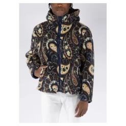 Fleece^Drole de Monsieur Paisley Polar Jakke Brun