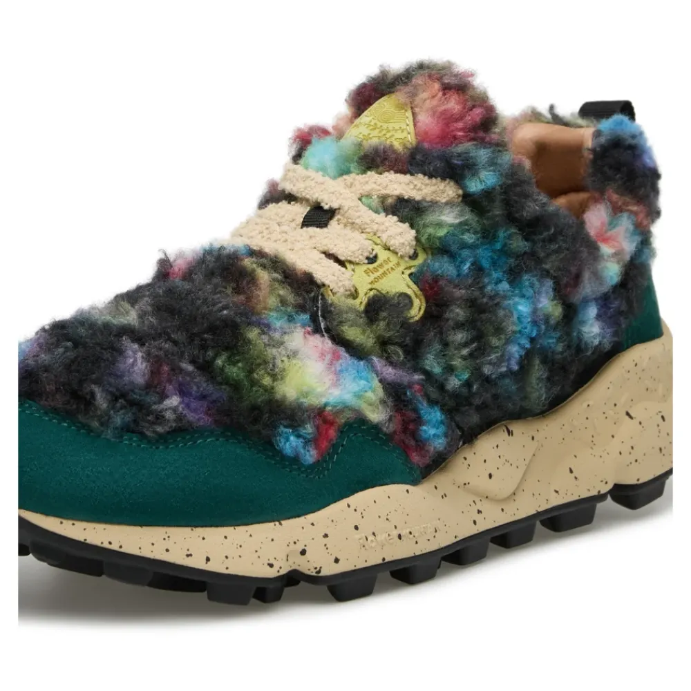Sko<Flower Mountain Pampas Teddy Multifarvet