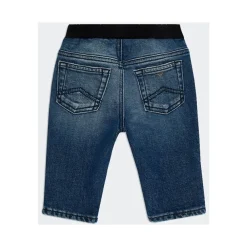 Underdele<Armani Pantalone con elastico in vita con Logo Jacquard Blå