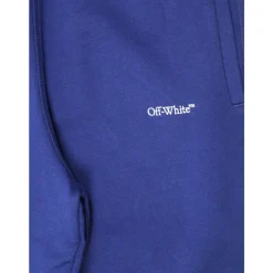 Underdele^Off White Pantalone Felpa Arrow Diag Blå