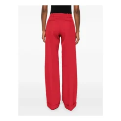 Bukser^Amen Pantalone Wide Trousers Rød