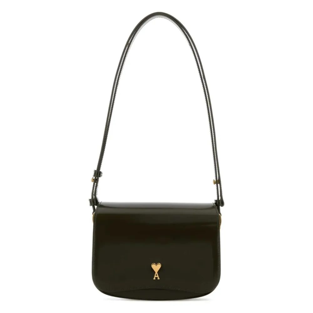 Skuldertasker^Ami Paris Paris Paris Crossbody Taske Grøn