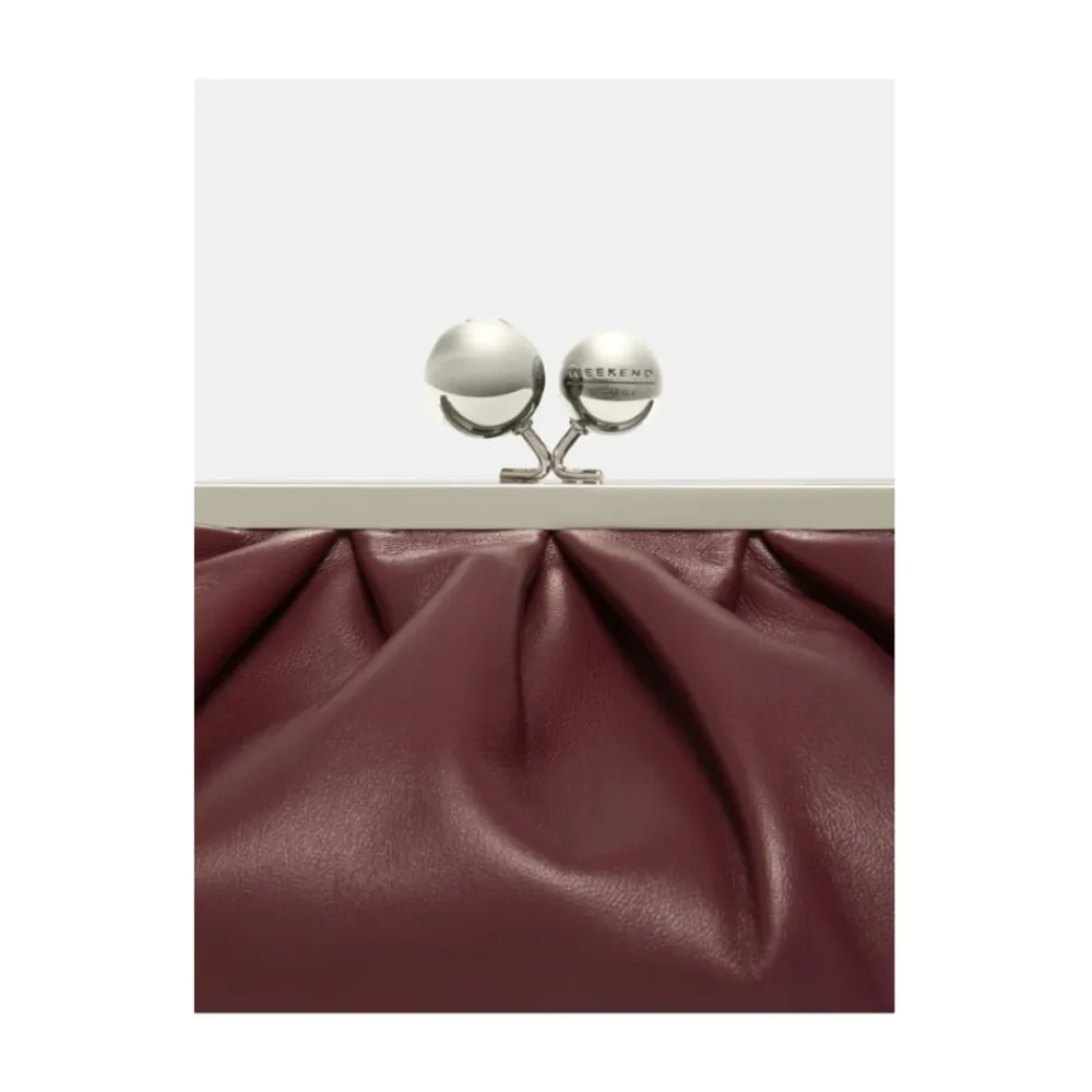 Clutch<Weekend Max Mara Pasticcino Bag Medium Rød