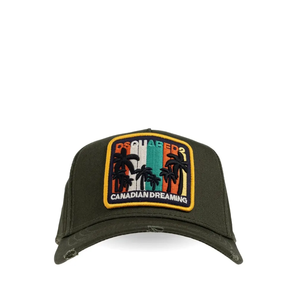 Huer, Kasketter & Hatte^Dsquared2 Patch Baseball Cap Grøn