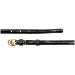Bælter<Gucci Patent Leather Belt Sort