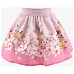 Kjoler & Nederdele<Monnalisa Peach Blossom Bambi Nederdel Pink