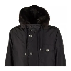 Frakker^Dolce & Gabbana Pelsforet Parka Sort