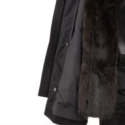 Frakker^Dolce & Gabbana Pelsforet Parka Sort