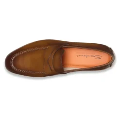 Loafers<Santoni Penny Loafer Brun
