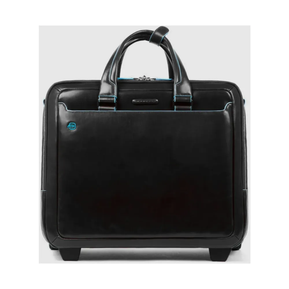 Kufferter^Piquadro Personalizzabile pilot bag 15,6 Sort