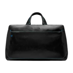 Rejsetasker<Piquadro Personlig weekendtaske til 14" laptop Sort