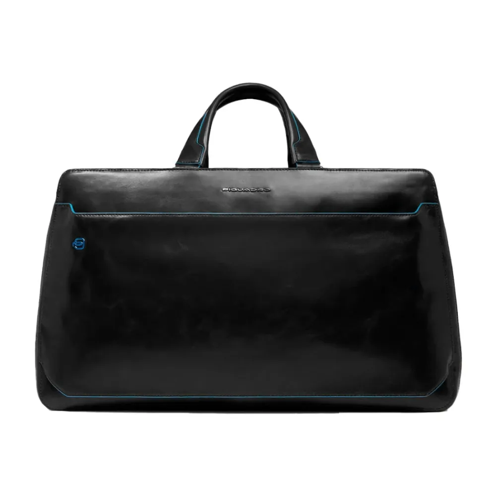 Rejsetasker<Piquadro Personlig weekendtaske til 14" laptop Sort
