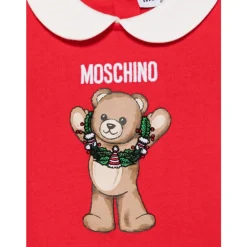 Bodystocking & Sæt<Moschino Peter Pan Collar Teddy Body Rød