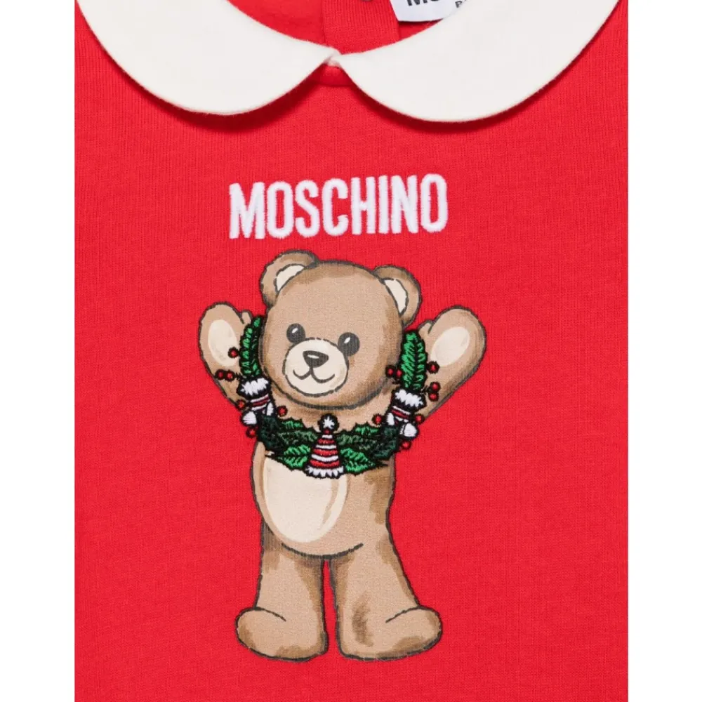 Bodystocking & Sæt<Moschino Peter Pan Collar Teddy Body Rød