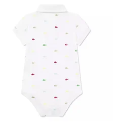Bodystocking & Sæt<Lacoste Petit Piqué Bodysuit Hvid