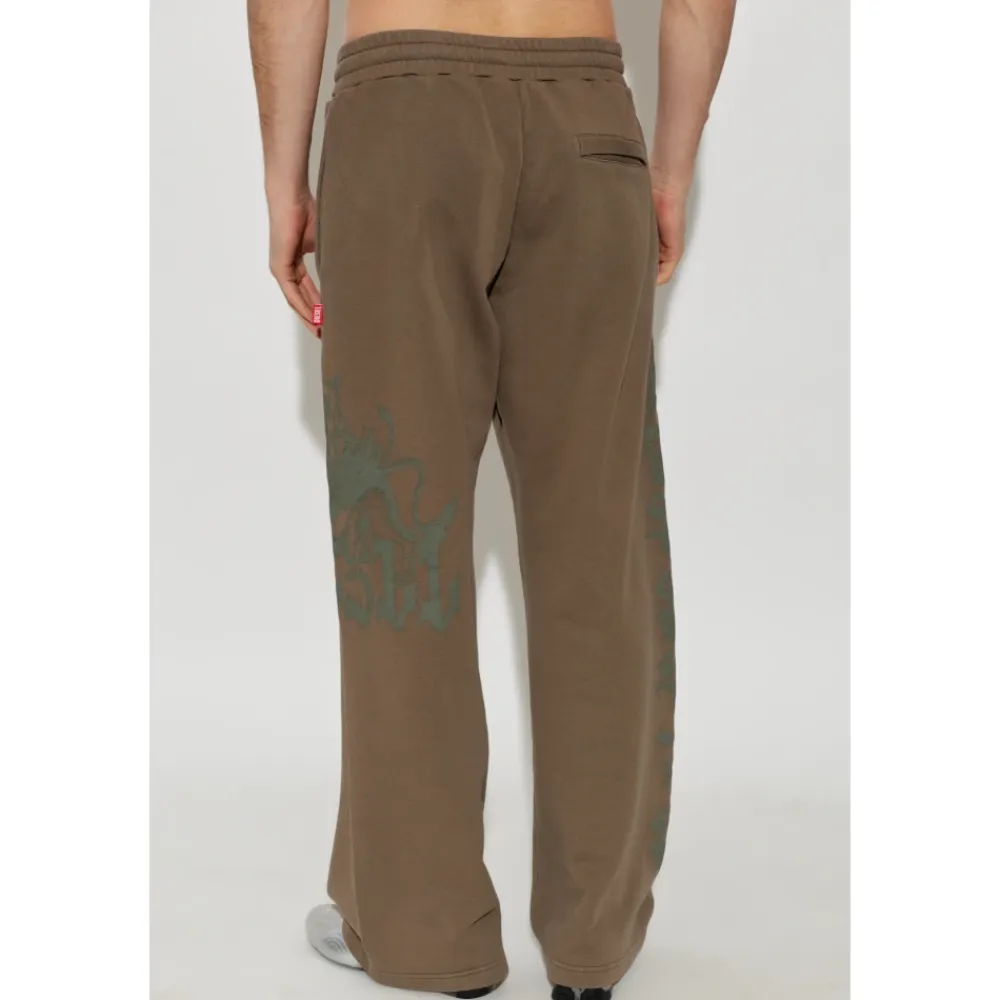 Bukser<Diesel P-GRO Sweatpants Brun