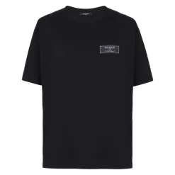 T-Shirts<Balmain Pierre kortærmet T-shirt Sort