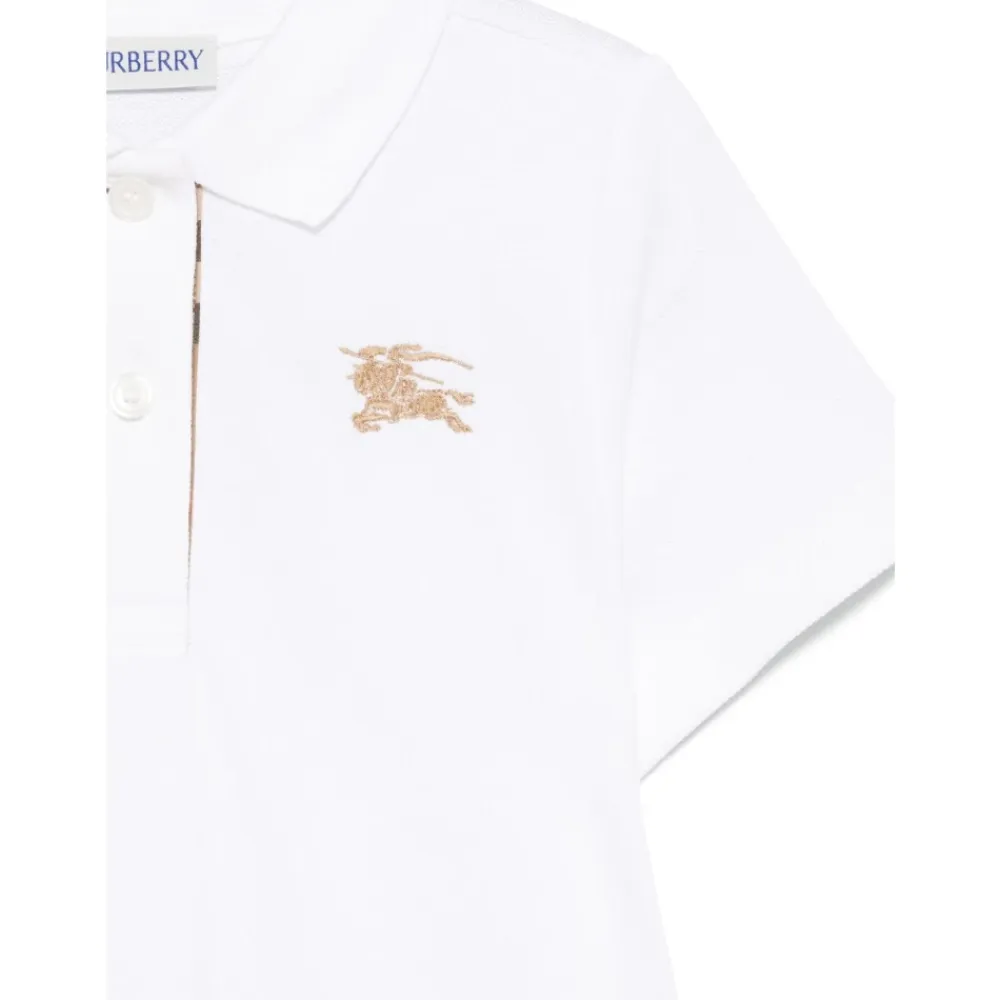 Kjoler & Nederdele^Burberry Pige Jersey Kjole Hvid