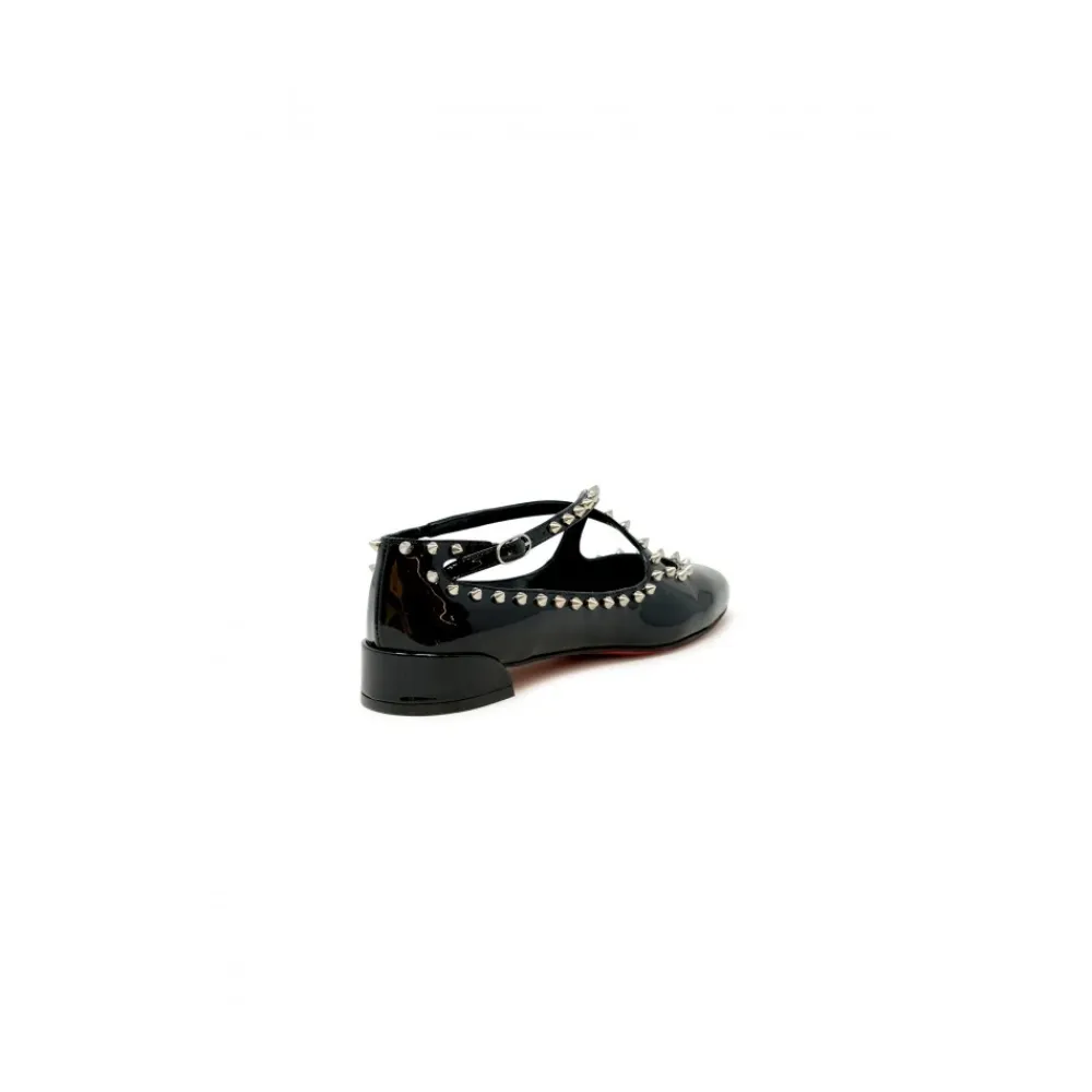 Ballerina Sko<Christian Louboutin Pilouta Jane Sort