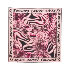 Tørklæder^Versace Jeans Couture Animal Print Silketørklæde Pink