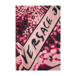 Tørklæder^Versace Jeans Couture Animal Print Silketørklæde Pink