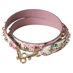 Tilbehør Til Tasker<Dolce & Gabbana Floral Skuldertaske Tilbehør Pink