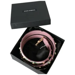Tilbehør Til Tasker<Dolce & Gabbana Floral Skuldertaske Tilbehør Pink