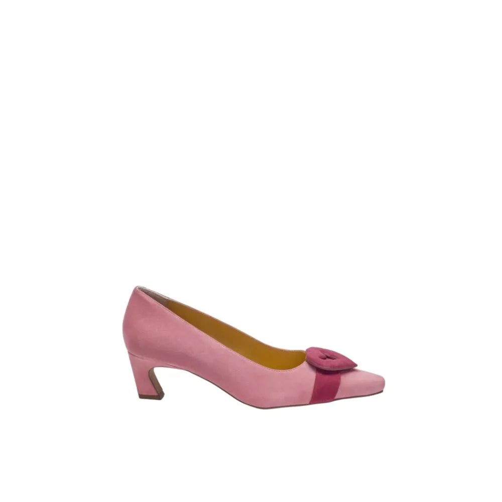 Pumps|Stiletter^FABIENNE CHAPOT Heart Buckle Læder Pumps Pink