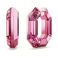 Smykker<Swarovski Lucent Hoop Øreringe Pink