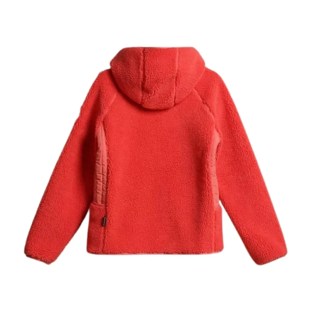 Fleece^Napapijri Yupik Fleece Hoodie med Lynlås Pink