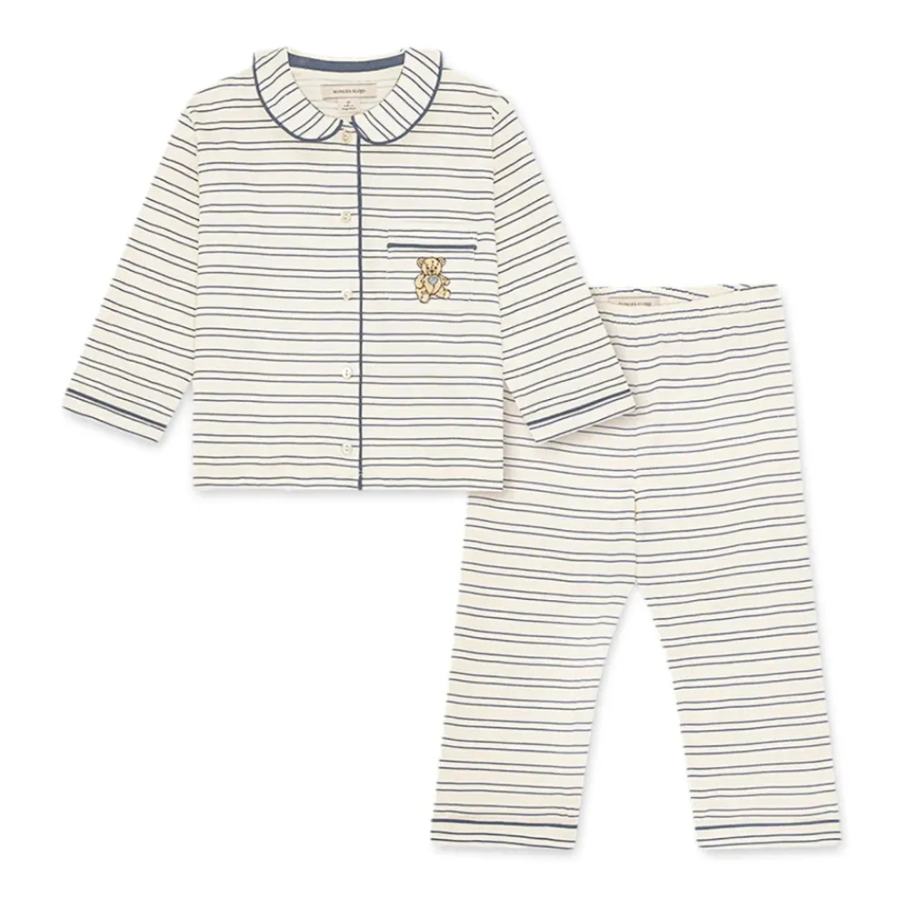 Nattøj^Konges Sløjd Pio Pyjama Set Blå