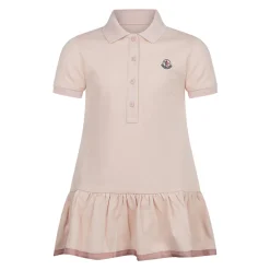 Kjoler & Nederdele^Moncler Piqué polo-kjole i bomuld Pink