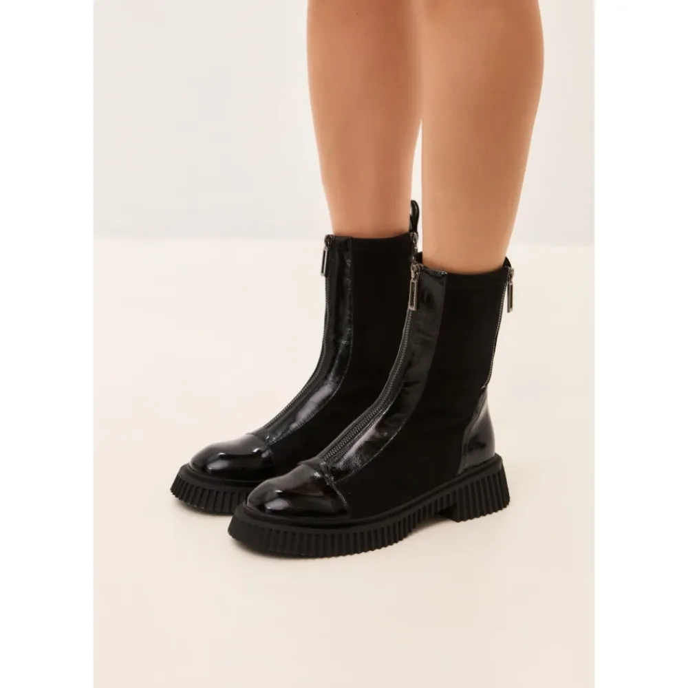 Chelsea Boots<Cesare Gaspari Platform Chelsea Boots Sort
